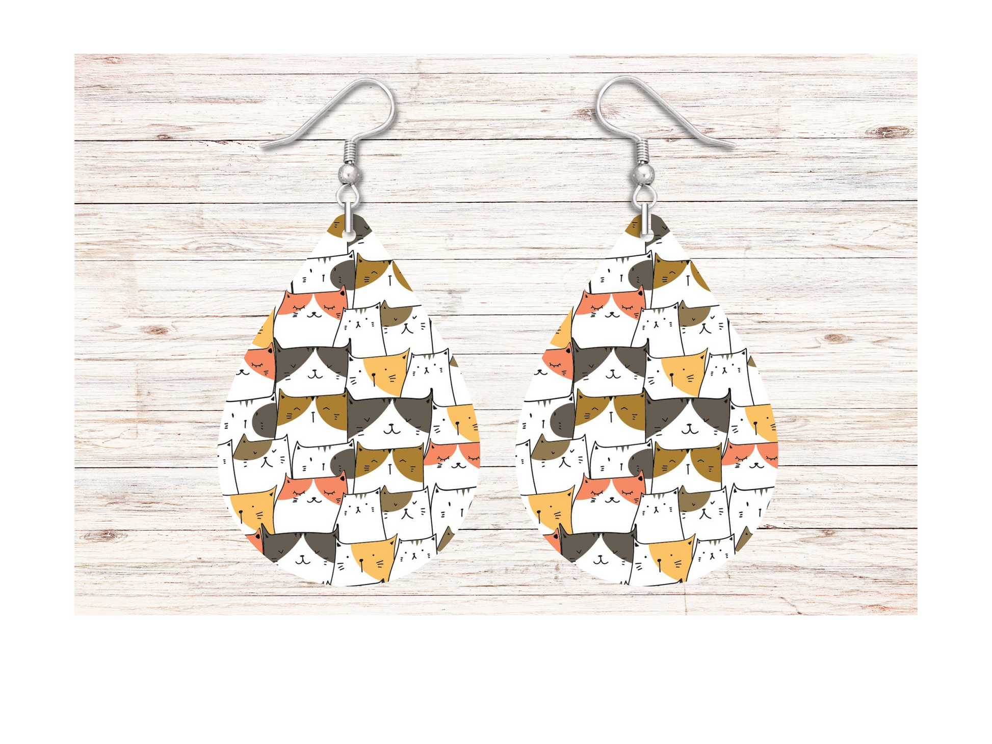 Cat Faces Earrings - Snarky Junkie