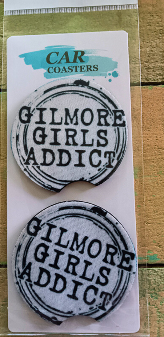 Gilmore Girls Addict Car Coasters - Snarky Junkie