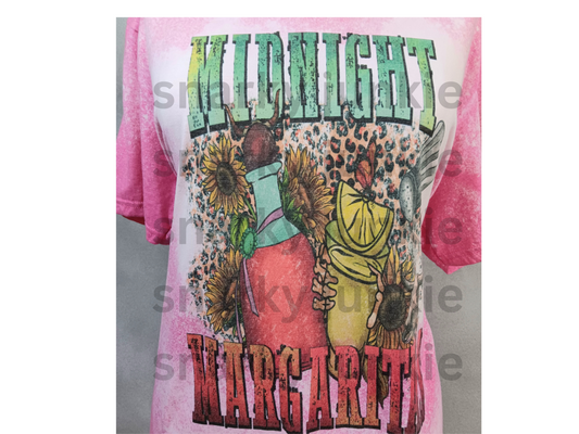 Midnight Margaritas Practical Magic Bleached Tee shirt - Snarky Junkie